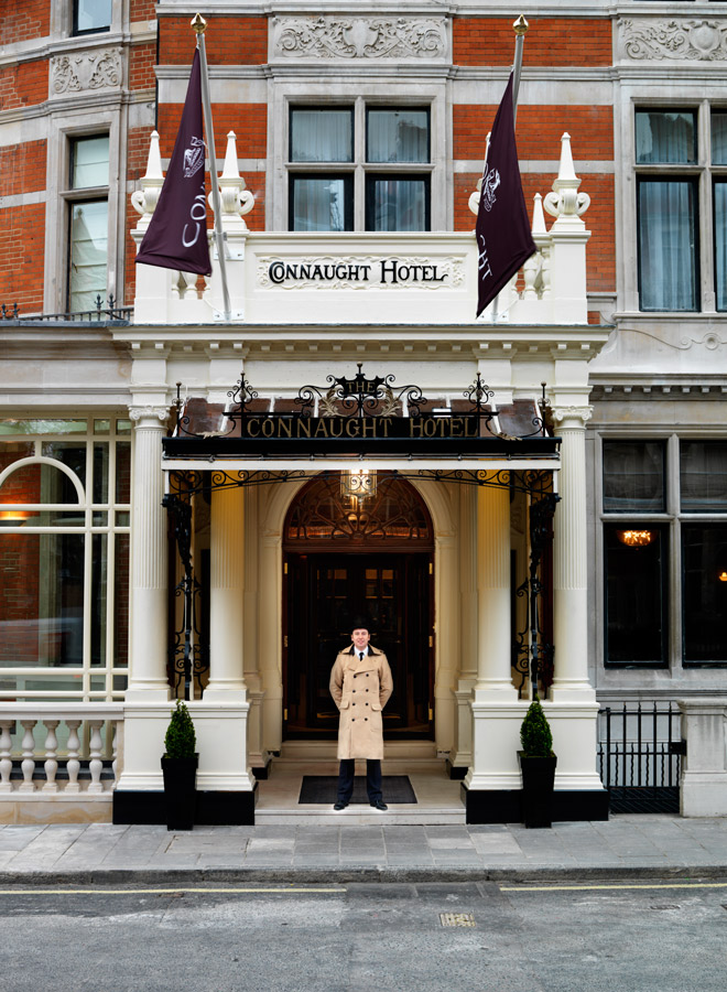 The Connaught Hotel Exterior Entrance